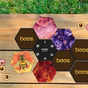 Playing Bees outdoors