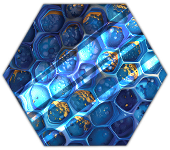 Blue hive